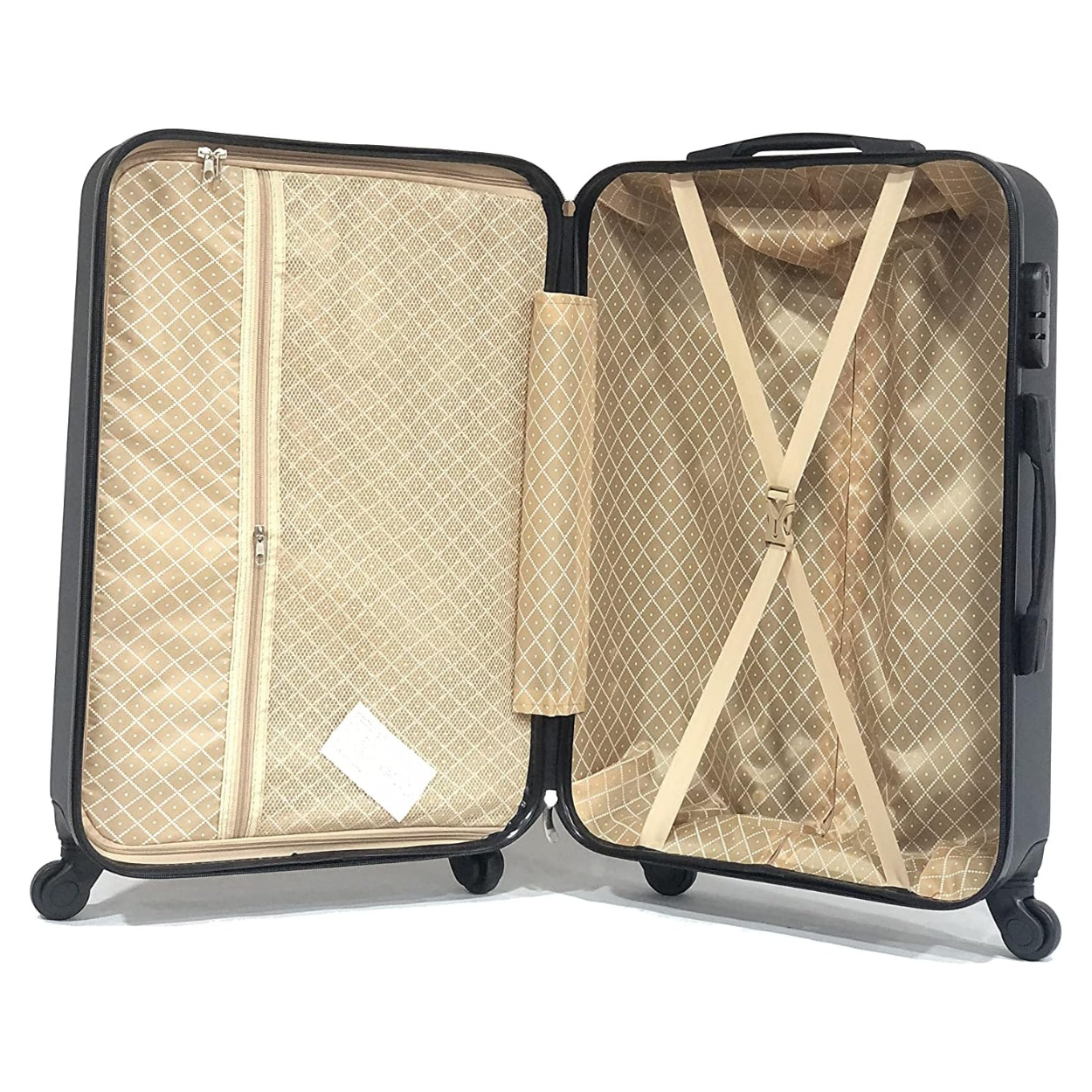 Valise Moyenne avec Vanity Urban | Valise Rigide | 65x40x25 | Noir - Celims France