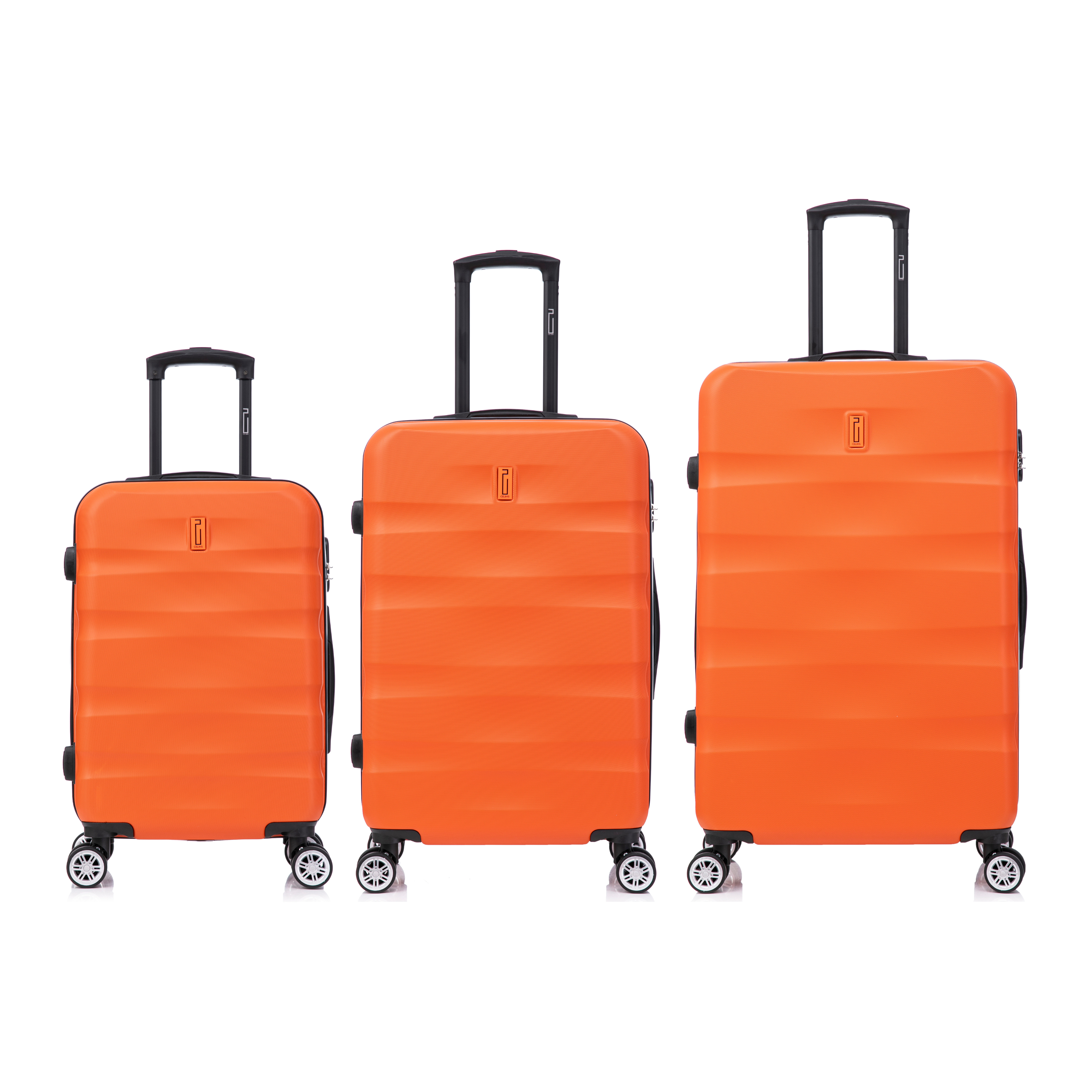 Set valises 3 pièces AeroWave – cabine, moyenne, grande - Orange