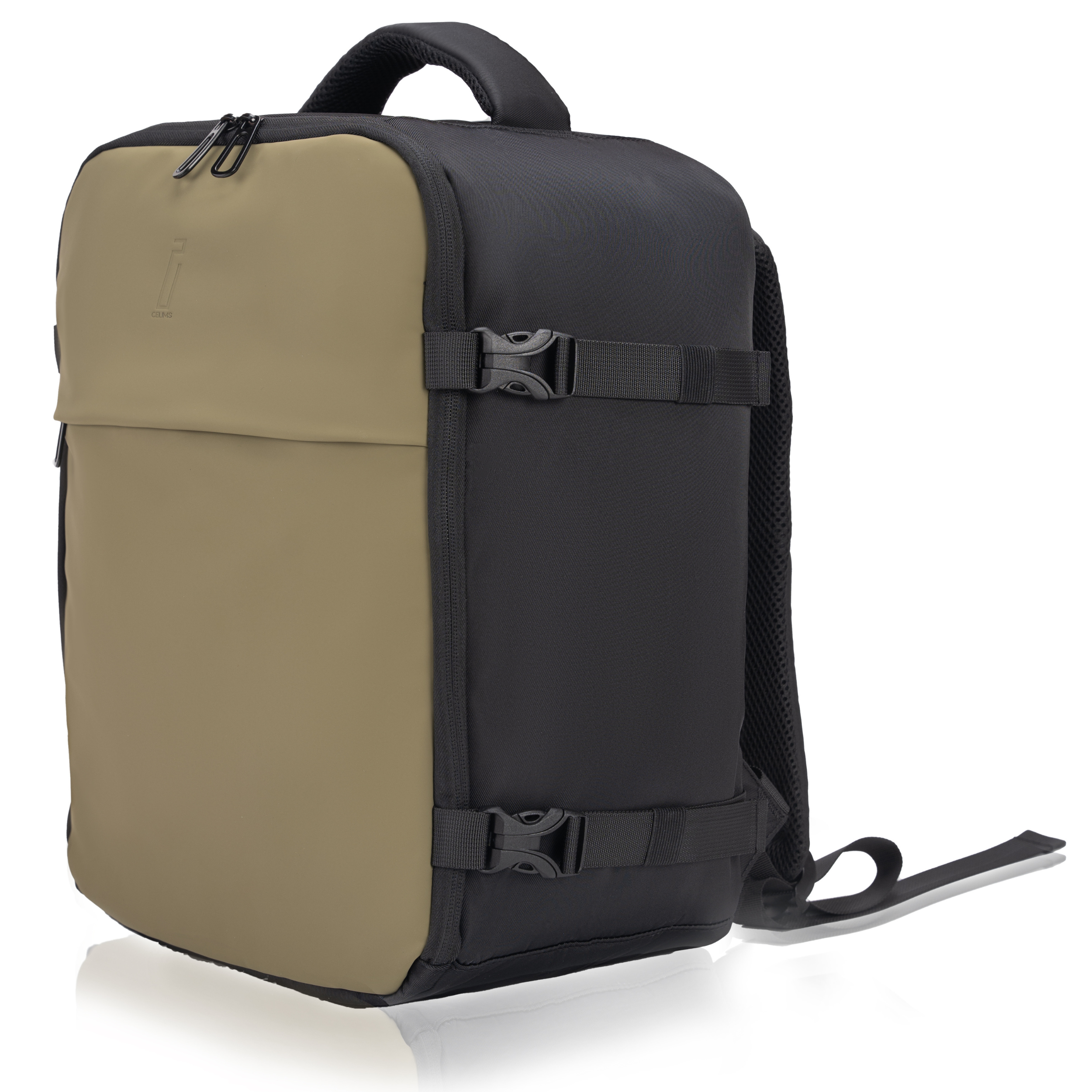 Sac à dos Sous Vide 40x30x20 CELIMS - Bagage à Main - Imperméable - Beige