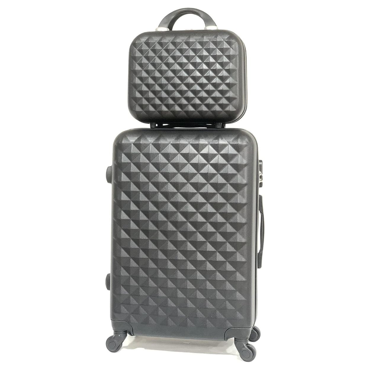 Valise Moyenne avec Vanity Urban | Valise Rigide | 65x40x25 | Noir - Celims France