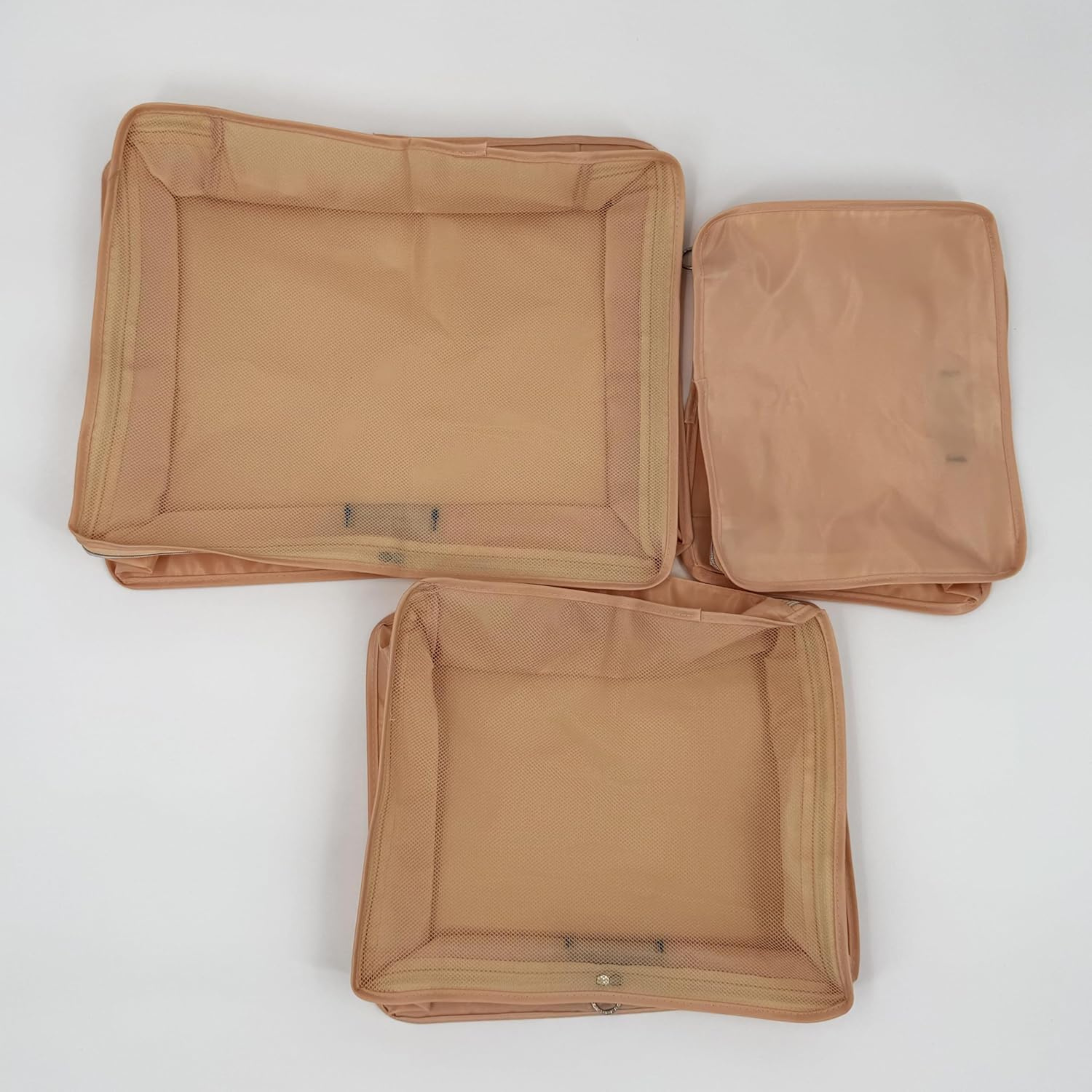 Travel Organizers | Set of 6 pieces | Luggage Organizers | Lightweight and Durable Luggage Storage Cubes Rose