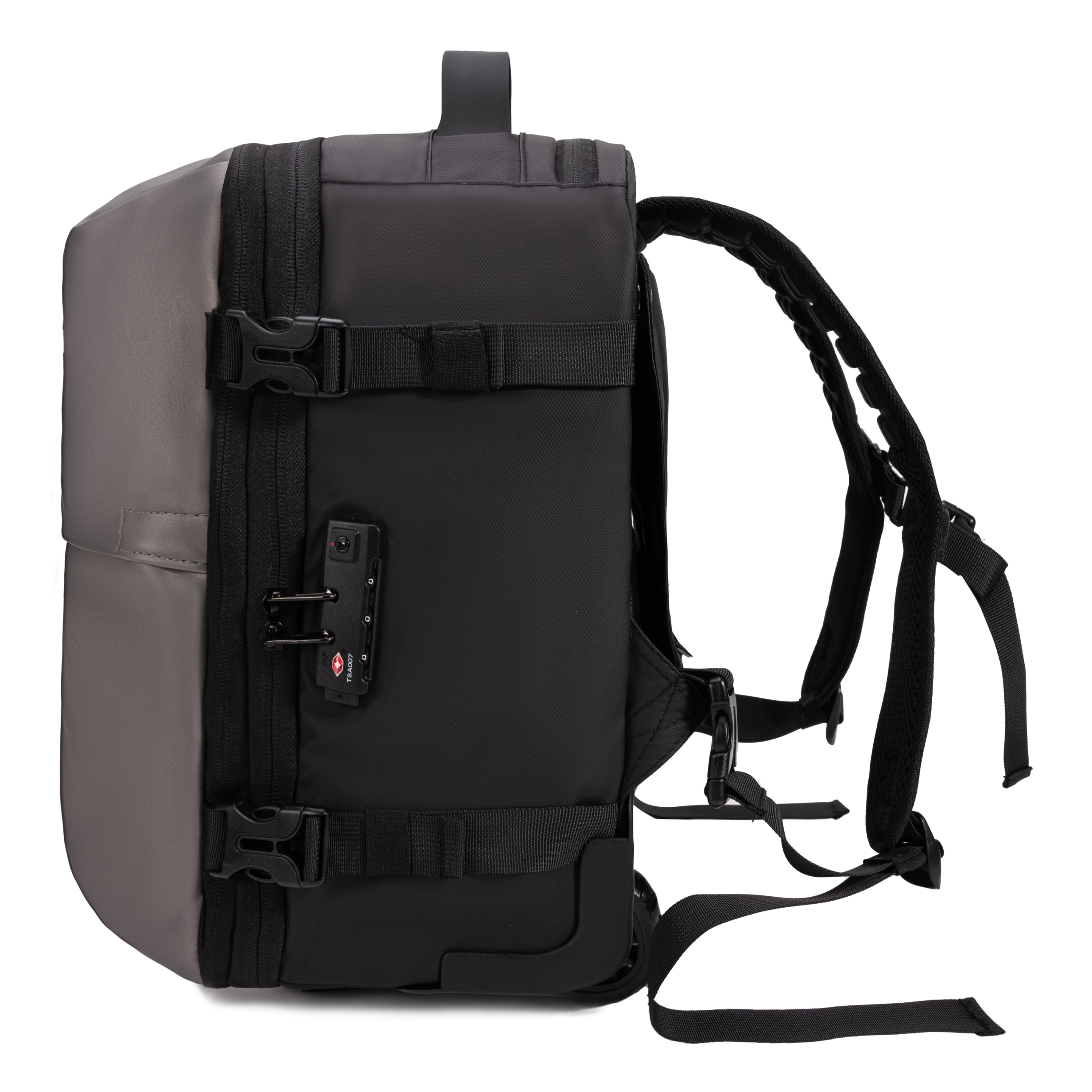 AirPlus Trolley – Sac à Dos Sous Vide 40x30x20 CELIMS avec Roues - Bagage à Main - Imperméable - Compartiment Ordinateur Amovible