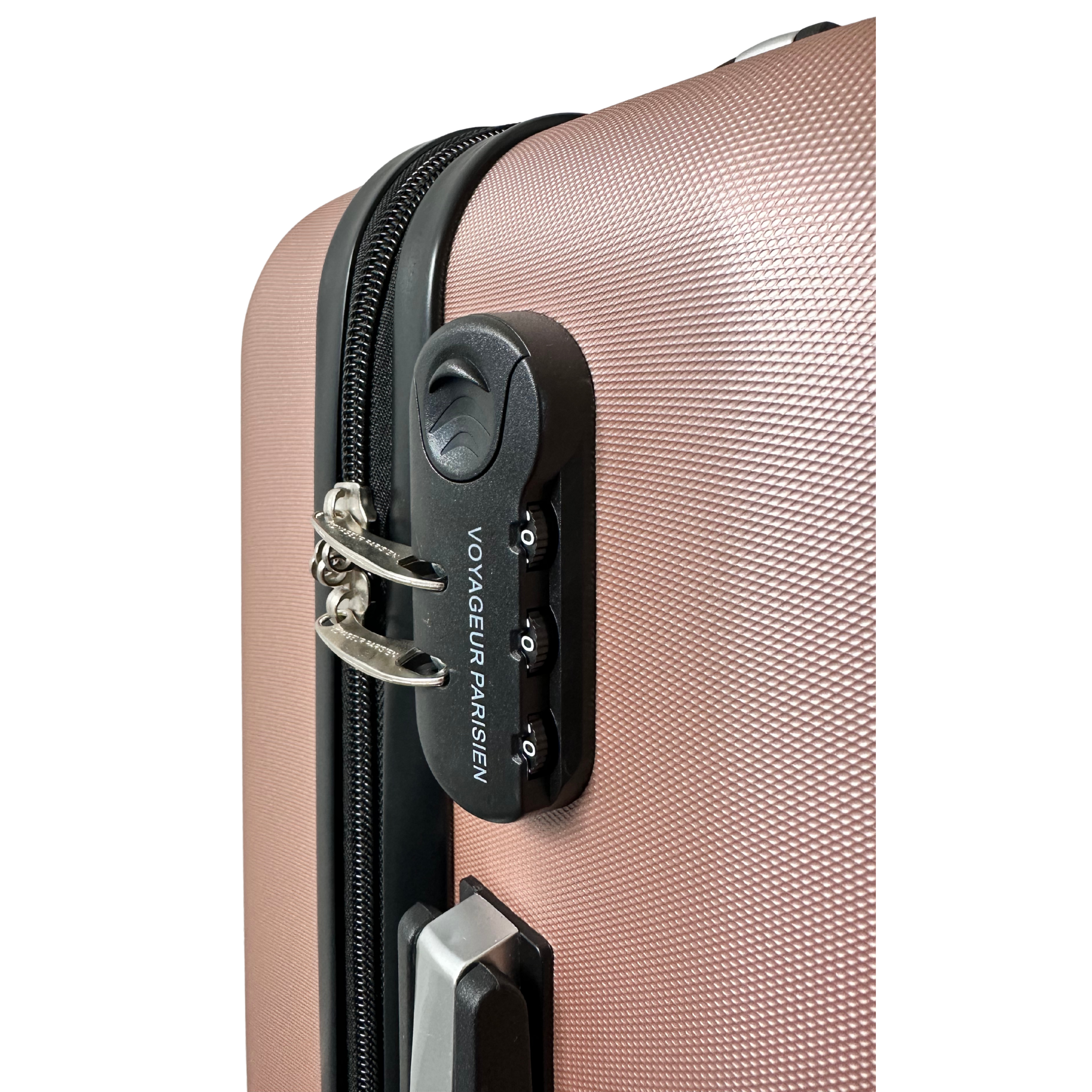 Parisian Travel Cabin Suitcase - Rose Gold