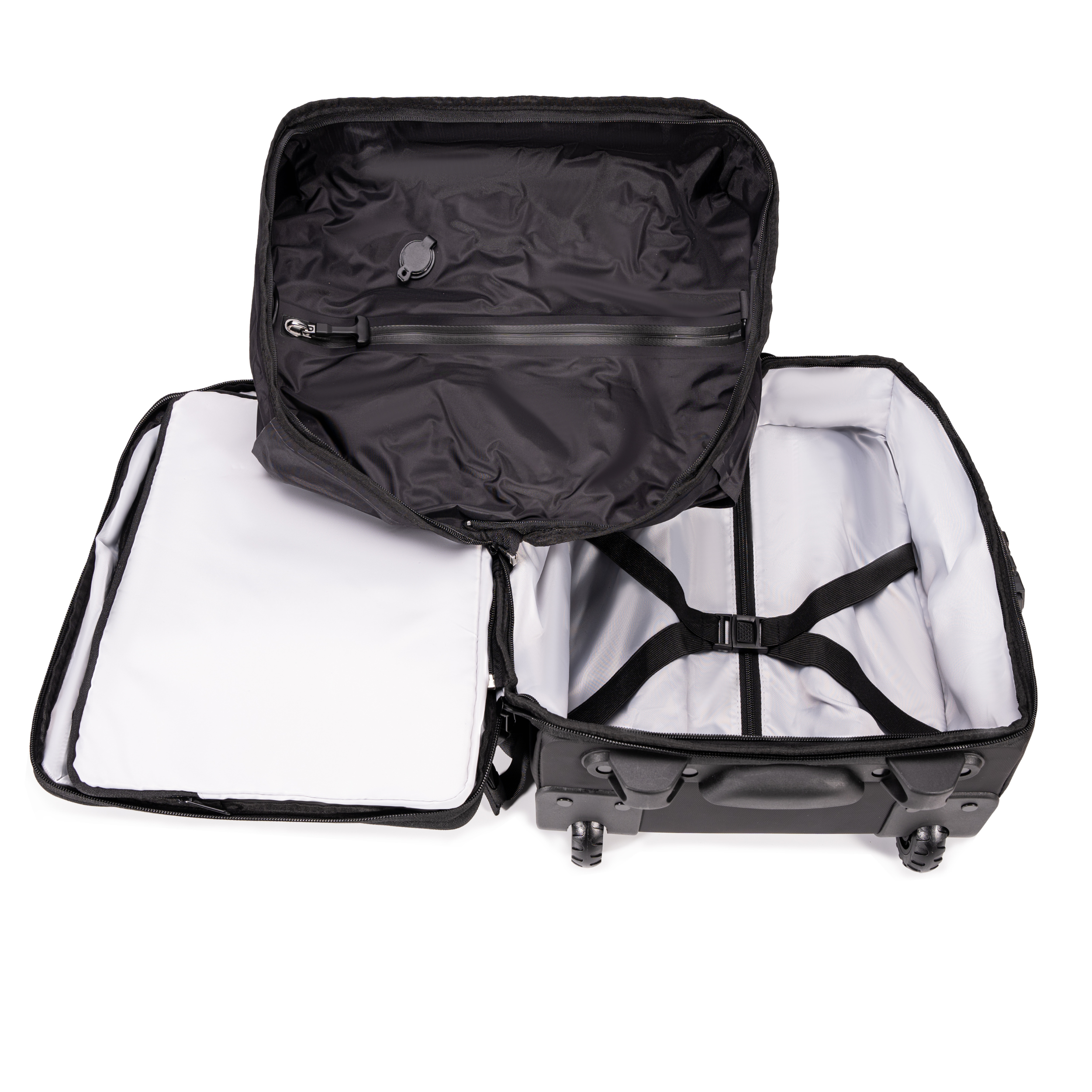 AirPlus Trolley – Sac à Dos Sous Vide 40x30x20 CELIMS avec Roues - Bagage à Main - Imperméable - Compartiment Ordinateur Amovible