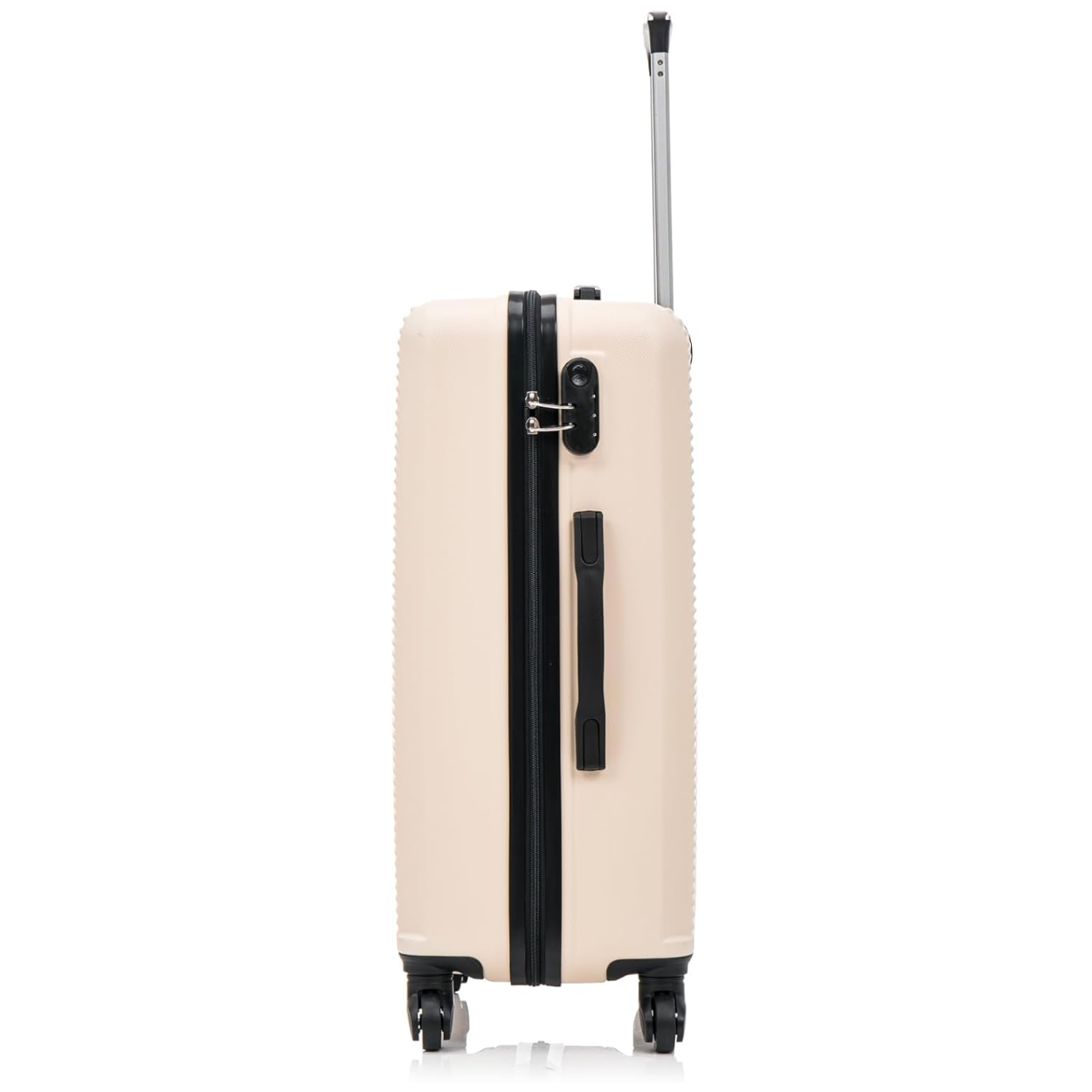 Set De Valise 3 pièces Week-end  – Valise Cabine | Valise Moyenne | Valise Grande – Beige - Celims France